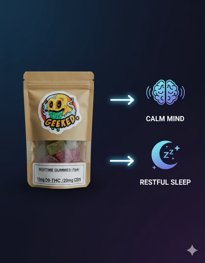 Organic Nighttime THC-A Gummies + CBN